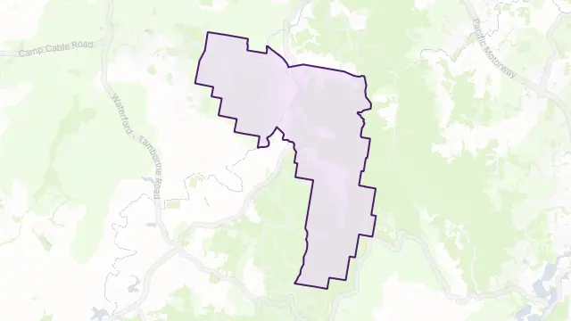 Cedar Creek Area Boundary Map