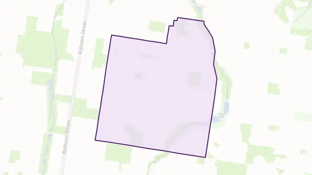 Centenary Heights Area Boundary Map