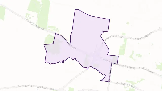 Charlton Area Boundary Map