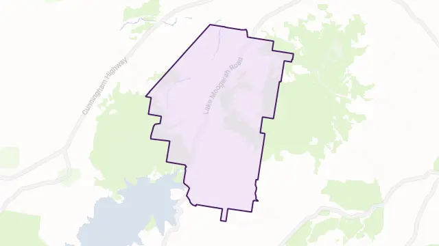Charlwood Area Boundary Map