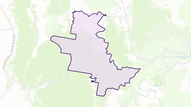 Clagiraba Area Boundary Map