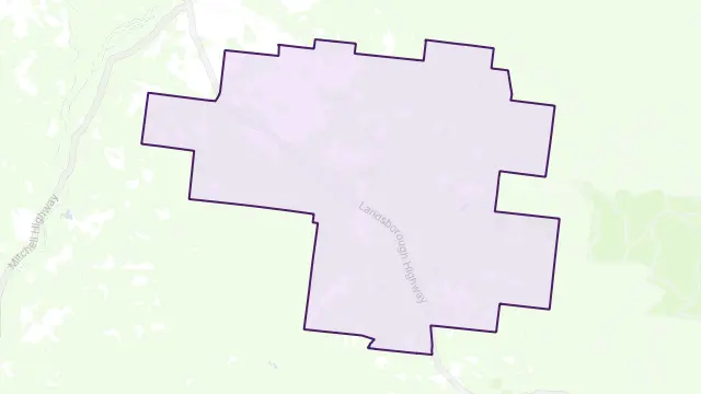 Clara Creek Area Boundary Map