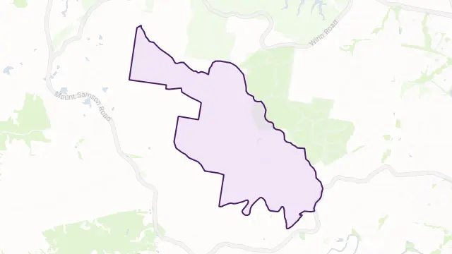 Clear Mountain Area Boundary Map