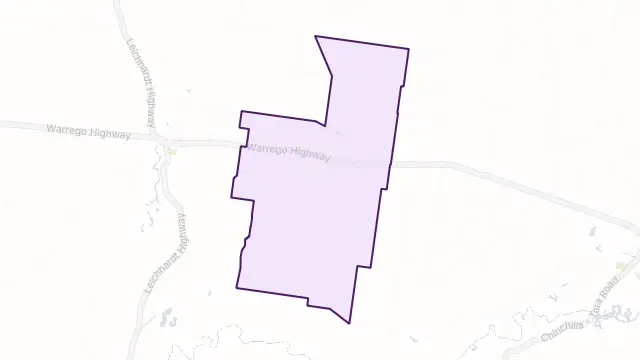 Columboola Area Boundary Map