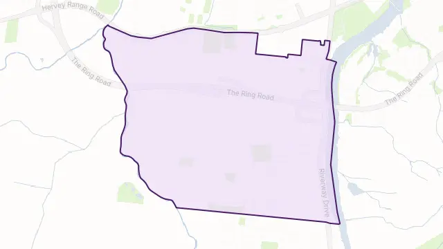 Condon Area Boundary Map