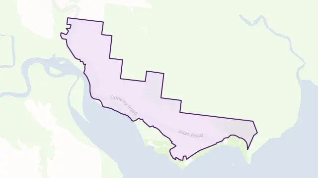 Conway Area Boundary Map