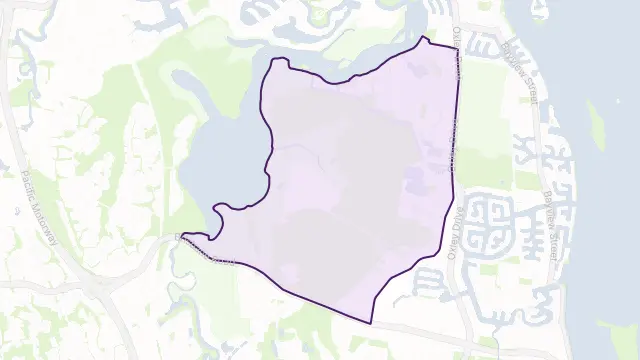 Coombabah Area Boundary Map