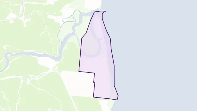 Cooya Beach Area Boundary Map