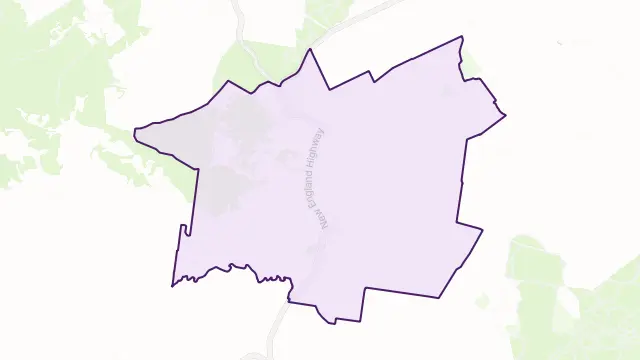 Cooyar Area Boundary Map
