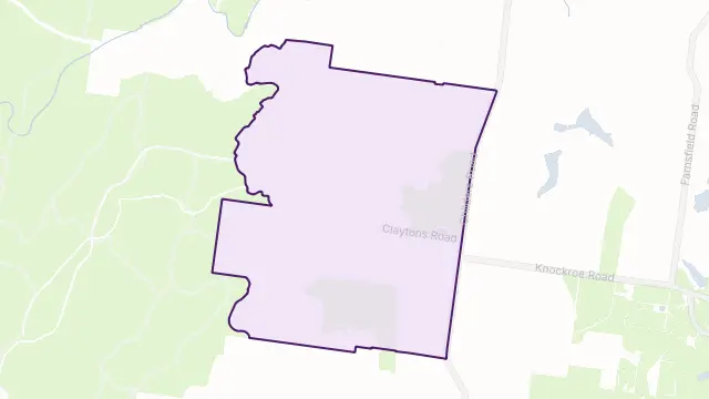Cordalba Area Boundary Map