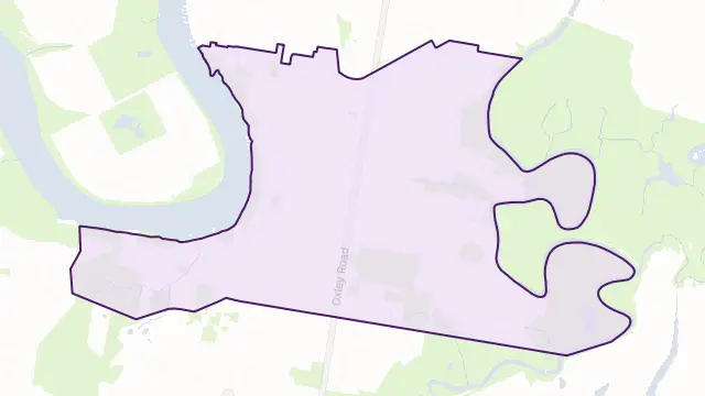 Corinda Area Boundary Map
