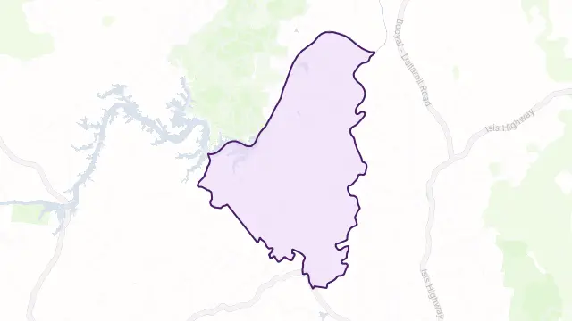 Coringa Area Boundary Map
