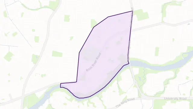 Cranbrook Area Boundary Map