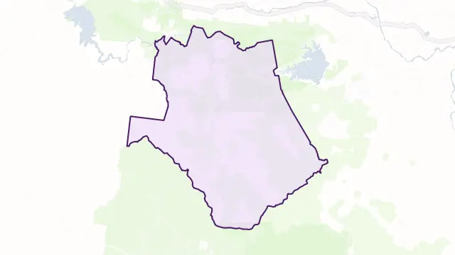 Crediton Area Boundary Map