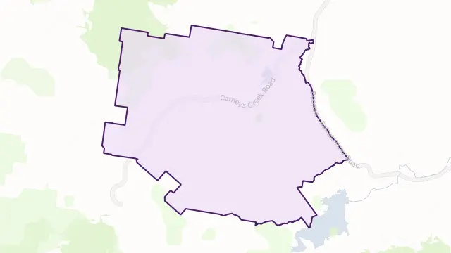 Croftby Area Boundary Map