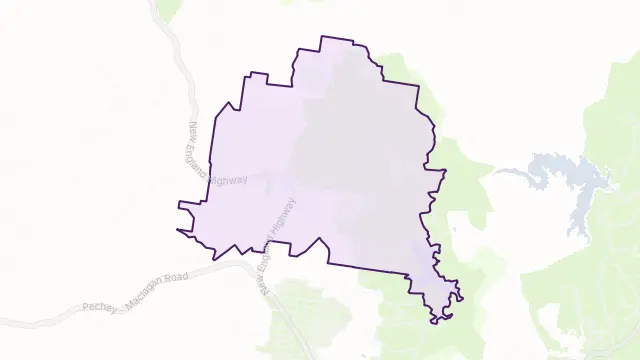 Crows Nest Area Boundary Map