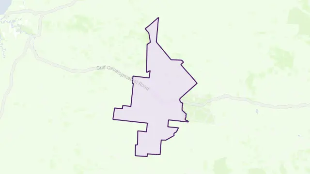 Croydon Area Boundary Map