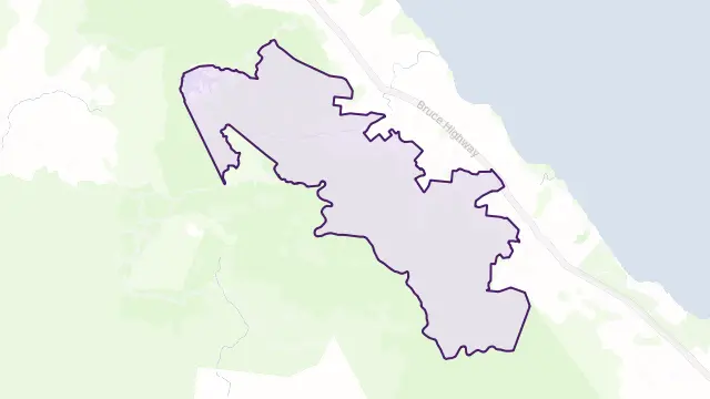 Crystal Creek Area Boundary Map