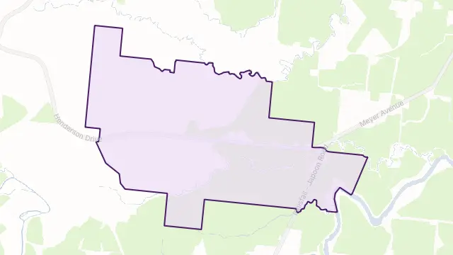 Currajah Area Boundary Map