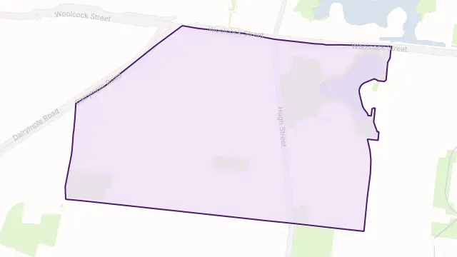 Currajong Area Boundary Map