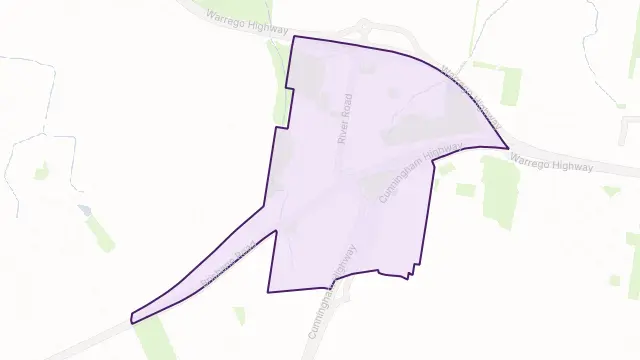 Dinmore Area Boundary Map