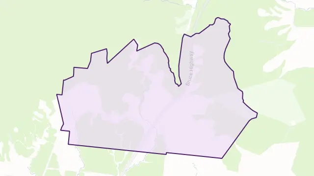 Djarawong Area Boundary Map