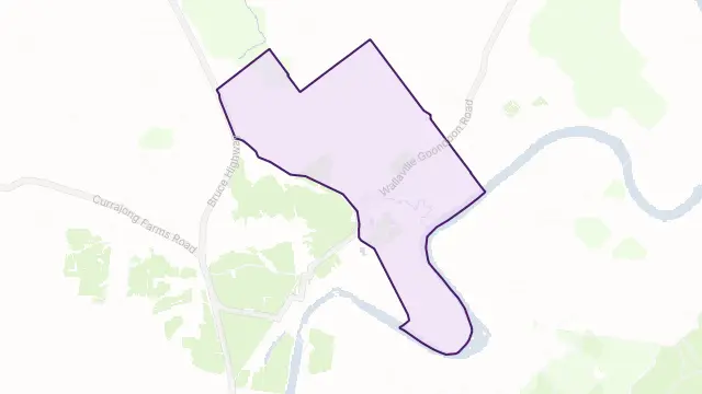 Drinan Area Boundary Map
