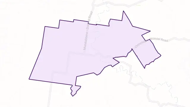 Durong Area Boundary Map