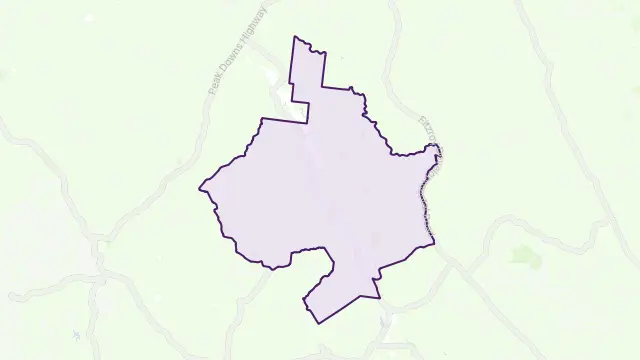 Dysart Area Boundary Map