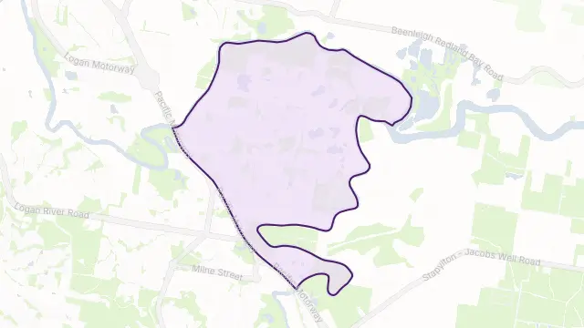 Eagleby Area Boundary Map