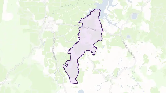 East Barron Area Boundary Map