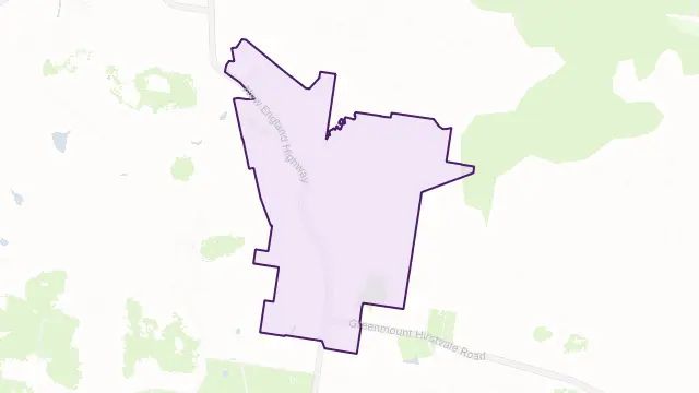 East Greenmount Area Boundary Map
