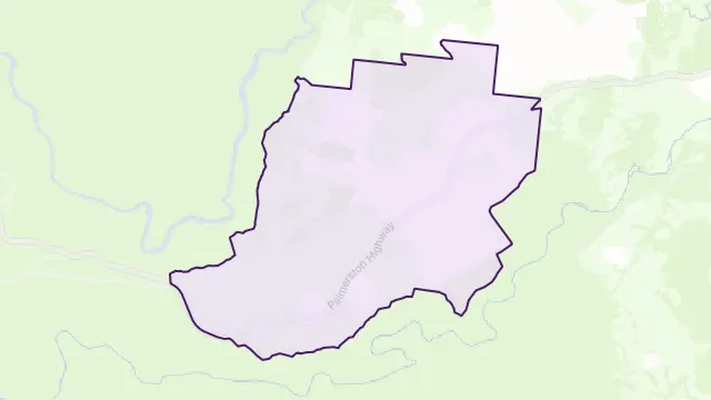 East Palmerston Area Boundary Map