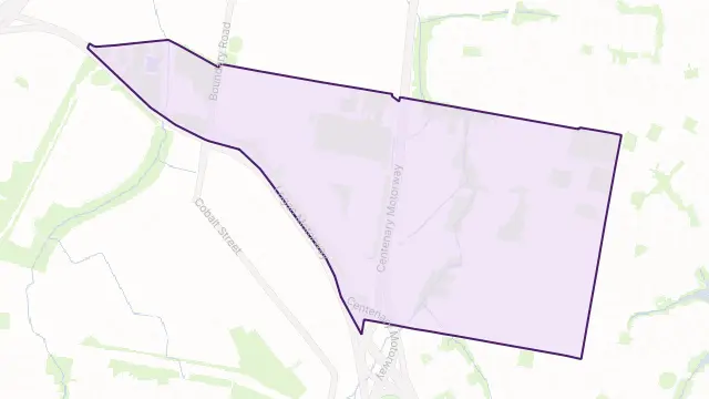 Ellen Grove Area Boundary Map