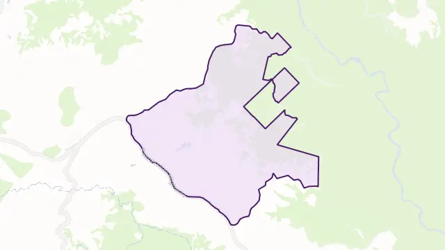 Ellinjaa Area Boundary Map