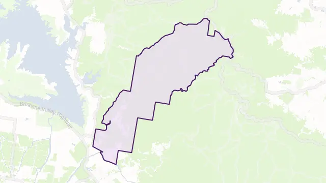 England Creek Area Boundary Map