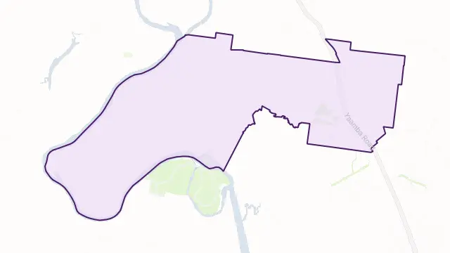 Etna Creek Area Boundary Map