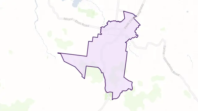 Eton Area Boundary Map