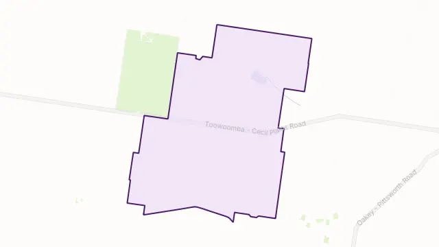 Evanslea Area Boundary Map