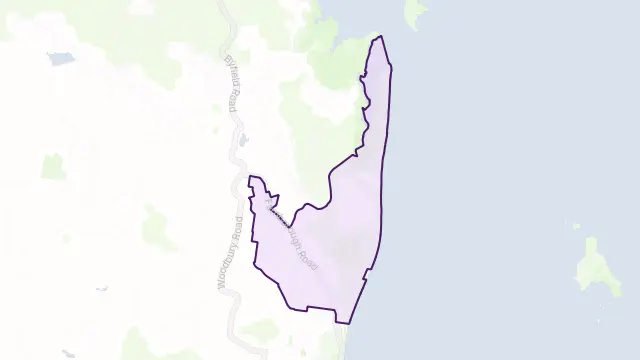 Farnborough Area Boundary Map