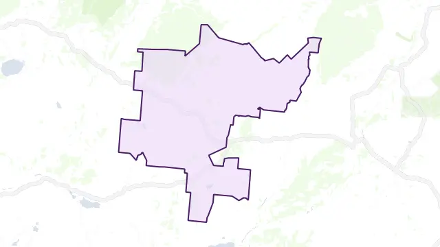 Farrars Creek Area Boundary Map