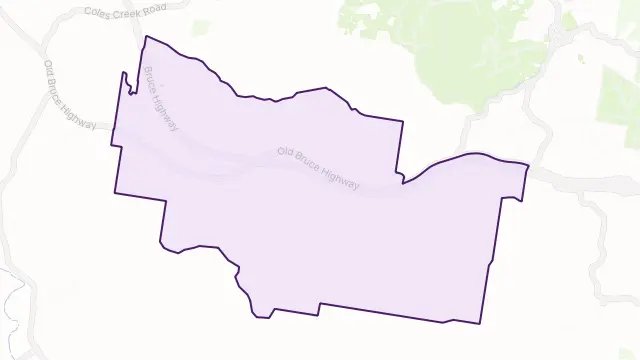 Federal Area Boundary Map