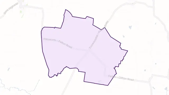 Felton Area Boundary Map