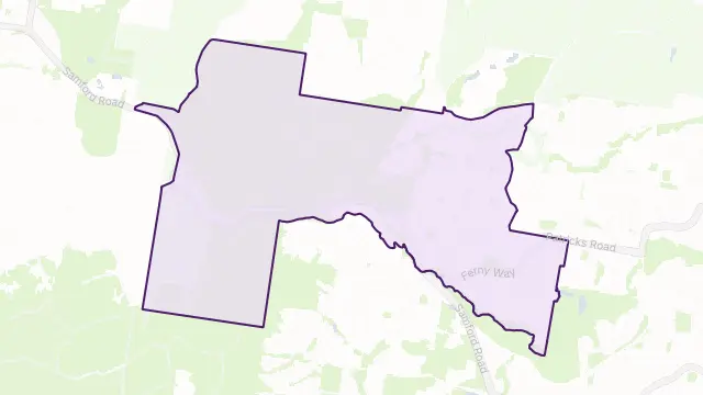 Ferny Hills Area Boundary Map