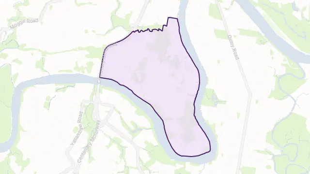 Fig Tree Pocket Area Boundary Map