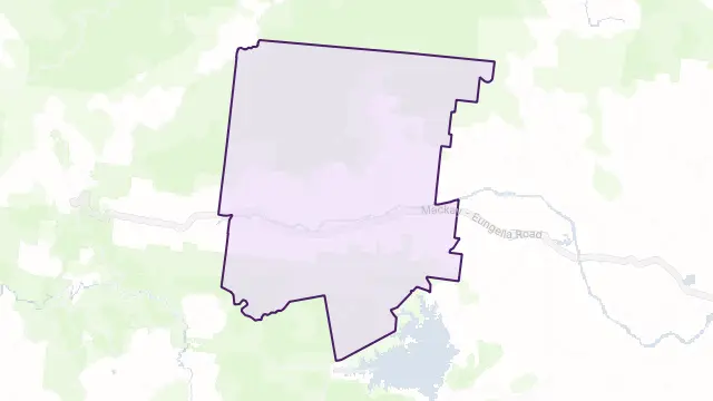 Finch Hatton Area Boundary Map