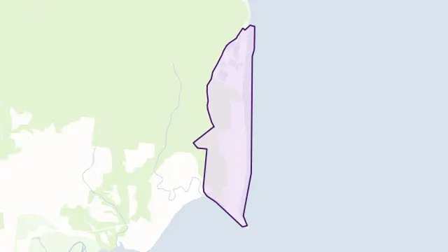 Flying Fish Point Area Boundary Map