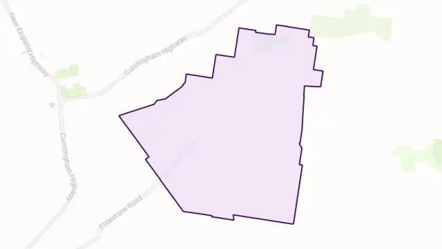 Freestone Area Boundary Map