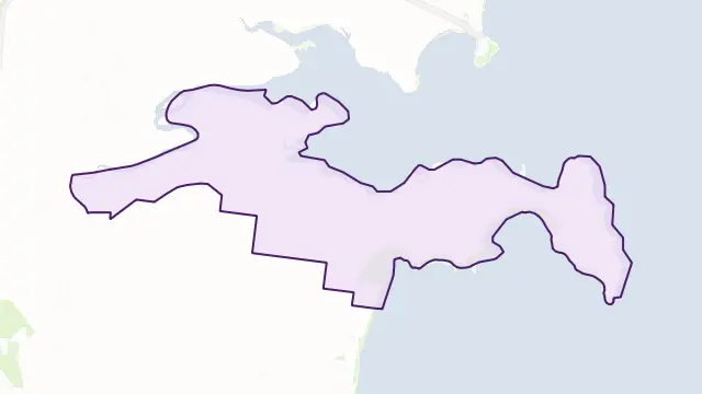 Freshwater Point Area Boundary Map