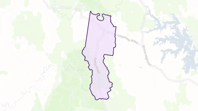 Gaeta Area Boundary Map